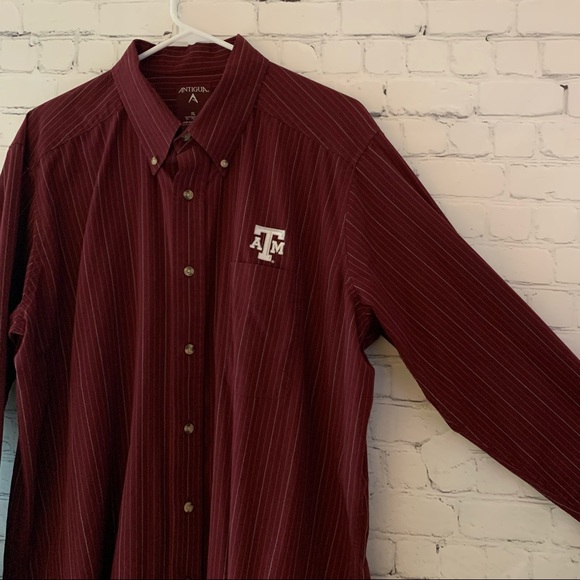 Texas A&M University men’s long sleeve button down shirt | size Extra Large - Picture 2 of 10